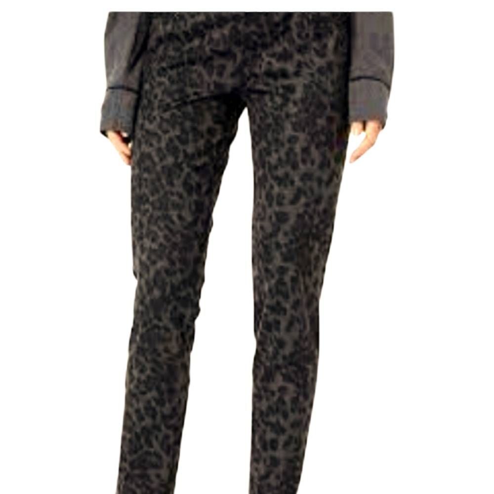 Thalian Reversible Sateen Animal Print/Black Pull On‎ Pants